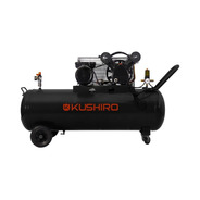Compresor De Aire Eléctrico Kushiro K100-3 Monofásico Negro 220v