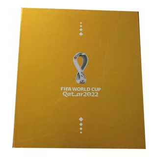 Álbum Da Copa Do Mundo Qatar 2022 Dourado Completo, Panini
