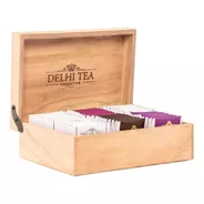 Caja De Madera Delhi Tea Premium X 60 Saquitos Surtidos