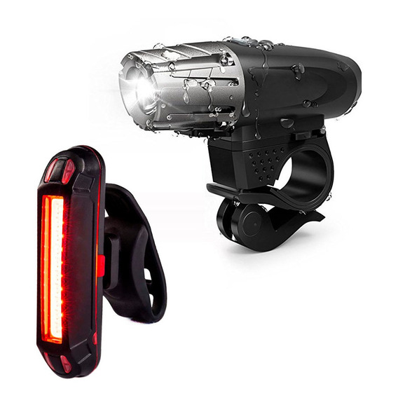 Luces Para Bicicleta Recargables Usb Led Gadnic Bateria