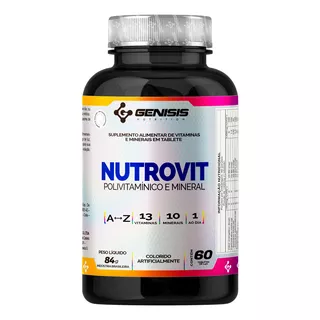 Multivitamínico Mineral A - Z  1,400mg Concentrado -nutrovit