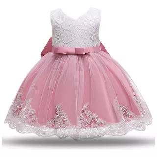 Lindo Vestido Princesa Niña Fiesta Bautizo