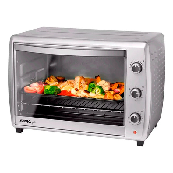 Horno Electrico Atma Grill 2200w 70 Litros Timer Hg7010n