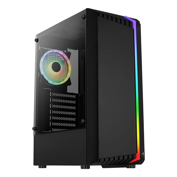 Gabinete Gamer Aerocool Bionic G Rgb Atx Cristal Templado