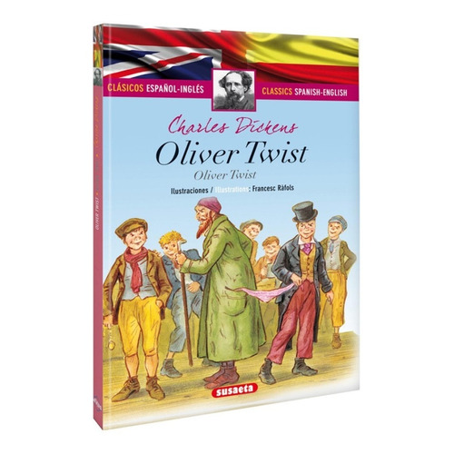 Oliver Twist Charles Dickens Editorial Lexus edición en español e inglés Tapa dura