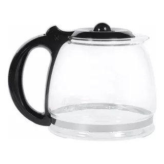 Jarra De Vidrio Repuesto Para Cafetera Universal 10-12 Tazas Color Negro