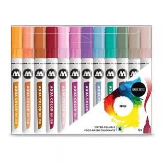 Aqua Color Brush 200492 Basic-set 2 (12 Uni/set)