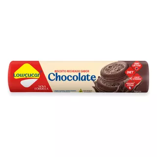 Biscoito Recheado Zero Acucares Sabor Chocolate 120g