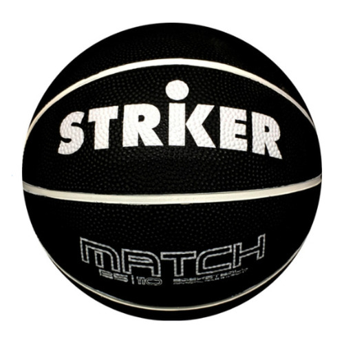 Pelota de básquet Striker Match nº 5 color negro para recreativo de interior