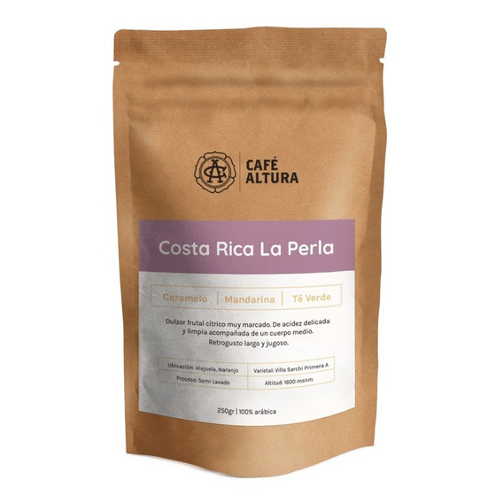 1 Kg Café Costa Rica La Perla Tueste Medio - Microlote