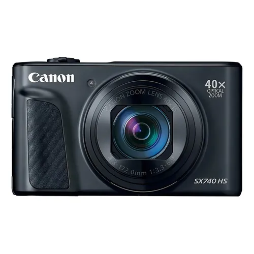 Canon SX740 HS Black Powershot sx740 hs com capa, preto