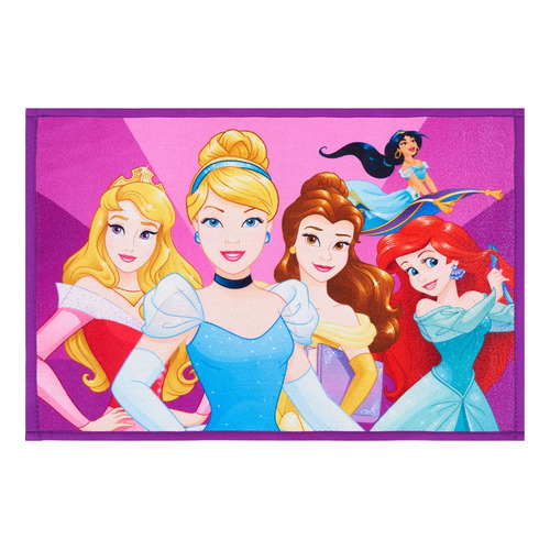 Tapete Decorativo Multiusos Princesas Dream - Providencia Ancho 60 Cm Color Multicolor Diseño De La Tela Estampado Largo 40 Cm