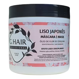 Máscara Ghair - Liso Japonês 500g Óleo De Flor De Cerejeira