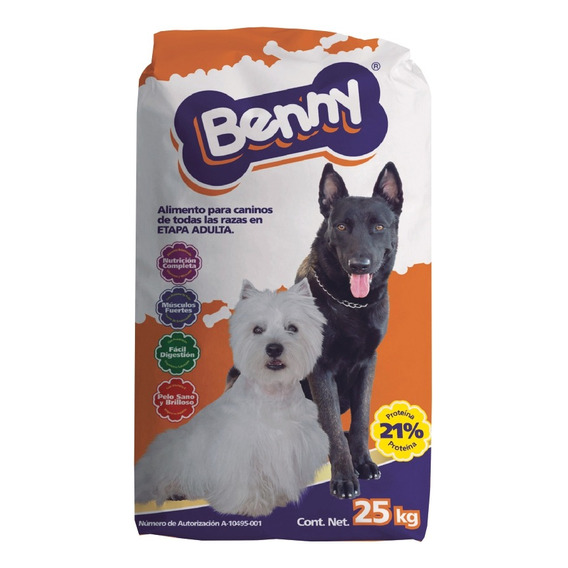 Alimento Para Perro Croquetas Benny 21% Proteina Promocion