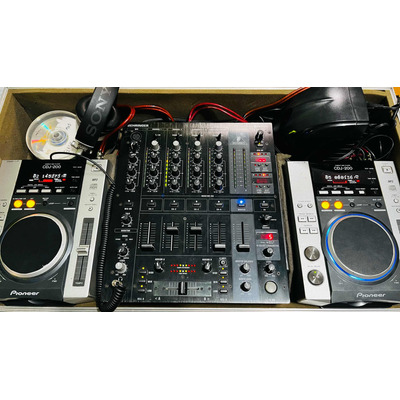 Kit Mixer Behringer Djx750+cdj200 Pioneer+fone Sony+case