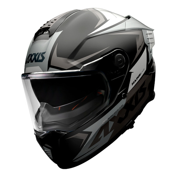 Casco Axxis  Hawk Sv Evo Ixil  Titanio Mate