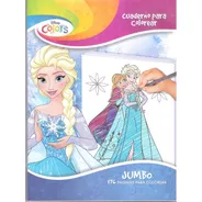 Princesas Libro Jumbo Colorear Iluminar Para Niña Frozen