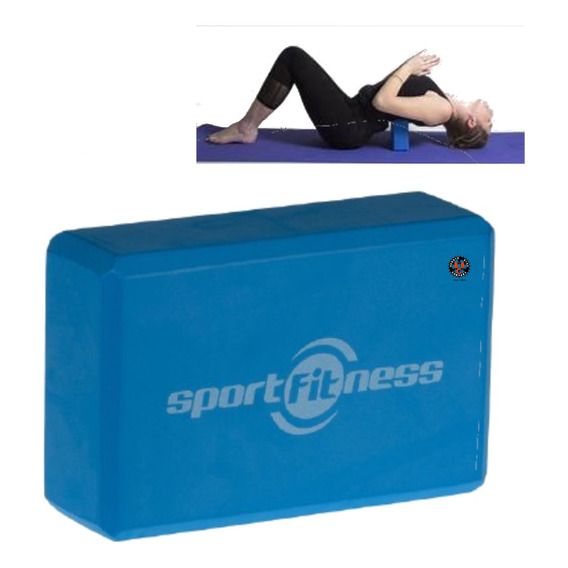 Cubo Bloque Para Yoga Sportfitness Pilates Ladrillo Espuma 