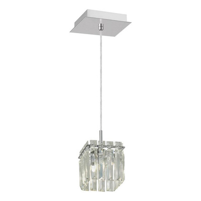 Colgante 1 Luz Capella Cristal Apto Led G9 Deco Moderno Pal