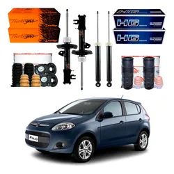  Kit Amortecedor Dianteiro Traseiro Palio 1.0 2011 A 2017