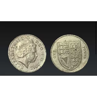 Moneda Reino Unido 1 Libra 2012