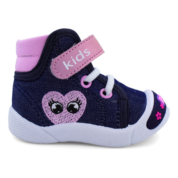 Tenis Bebé Niña Bota Velcro Comodos Kids Vane 674