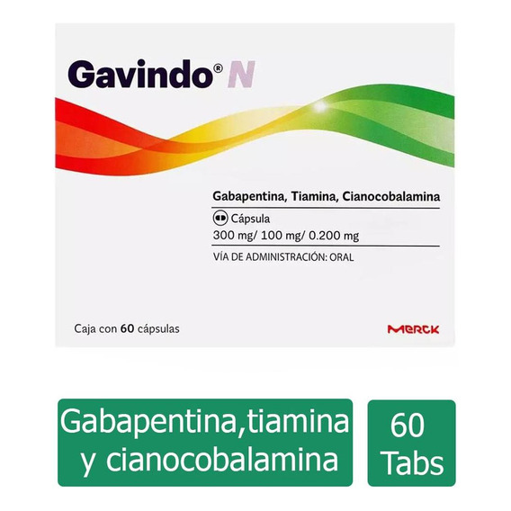 Gavindo N 300 Mg /100 Mg /0.200 Mg Caja Con 60 Cápsulas