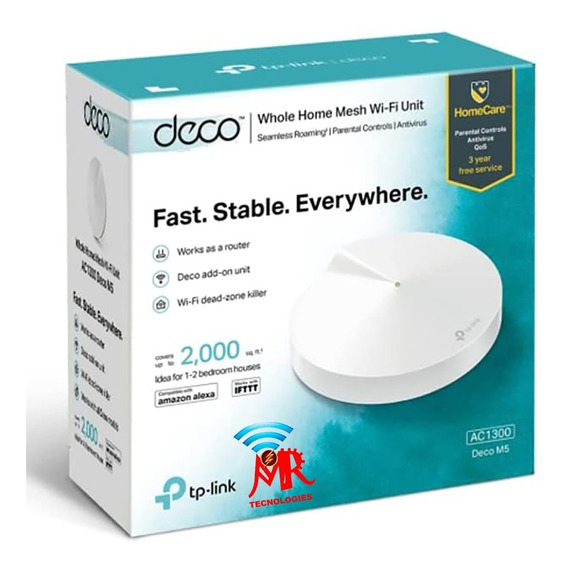 Sistema Wi-fi Mesh Tp-link Deco M5 (1-pack) Ac1300