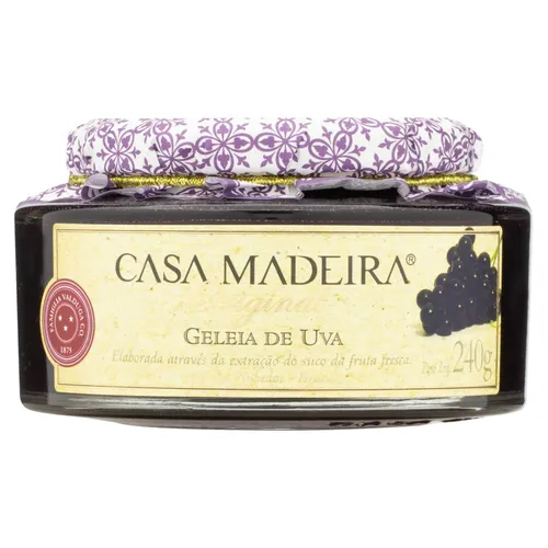 Geleia de Uva Tradicional Casa Madeira 240g