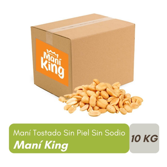 Mani Tostado Natural Sin Piel Mani King X 10kg