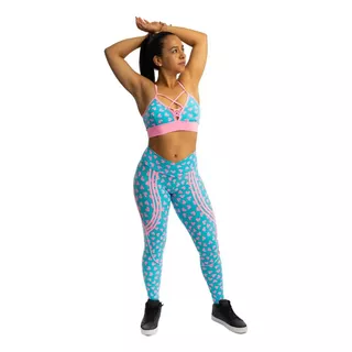 Conjunto Deportivo Calza Y Tops Calidad Brasil Fitness