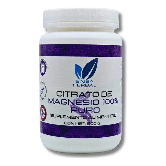 Citrato De Magnesio 500 Gr Sabor Sin Sabor Saisa Herbal