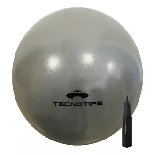 Pelota Esferodinamia Tecnotips® 65cm Pilates Yoga + Inflador Color Silver