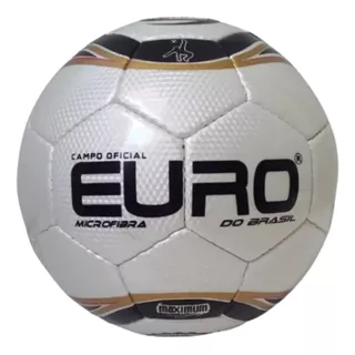 Bola Euro Futebol De Campo Maximum Microfibra