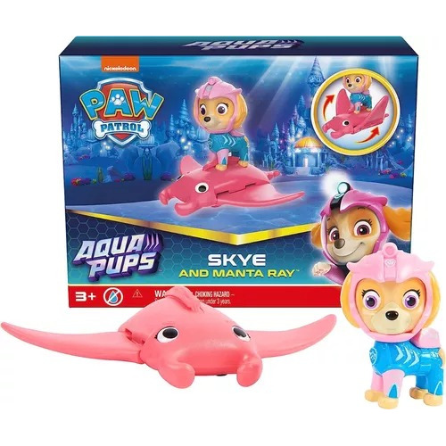 Skye Y Manta Raya Paw Patrol Aqua Pups