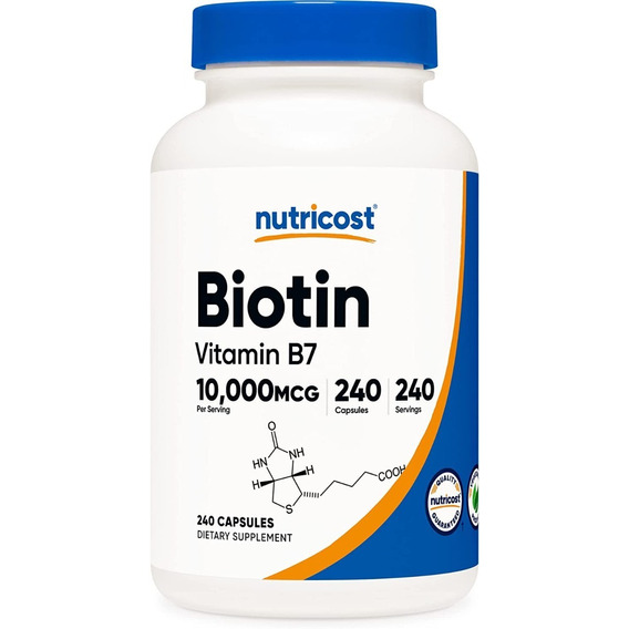 Biotin Biotina Vitamina B7 240 10000 Mcg