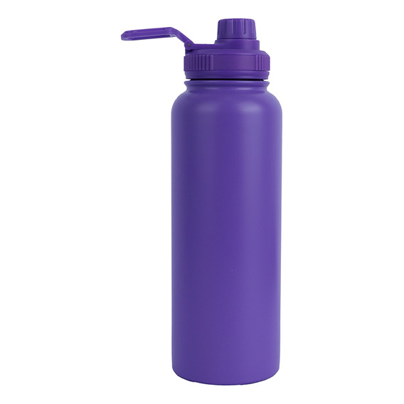 Miniso Termo Con Tapa Enroscable Acero Inoxidable Purpura 14