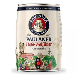 Cerveja De Trigo Paulaner Importada Alemã Hefe Weissbier 5l 