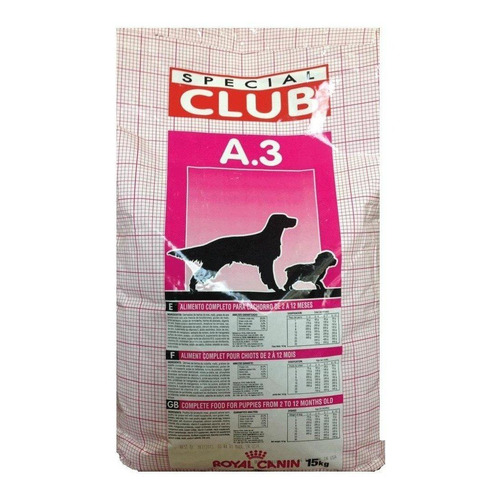 Alimento Royal Canin Special Club A.3 para perro cachorro todos los tamaños sabor mix en bolsa de 15kg