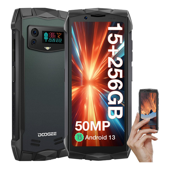 Celular Doogee S Mini 256gb 8gb Dual Sim 4.5 Pulgadas Cámara 50+2+8 Mp 8 Core Mediatek Helio G99 Hasta 2.2ghz Ip68 Ip69k 3000mah Android 13 Tipo-c