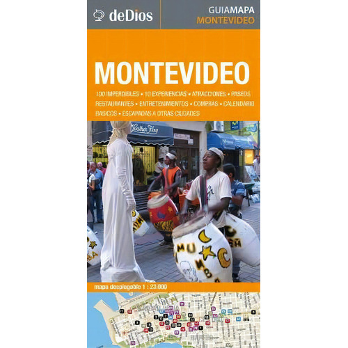 Guía Mapa De Montevideo. De Dios Guías De Viaje.