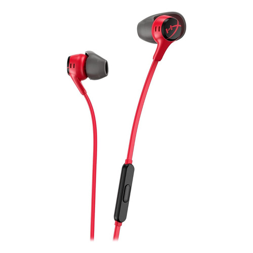 Auriculares Hyperx Cloud Earbuds Ii Red Gamer, 705l8aa, color rojo