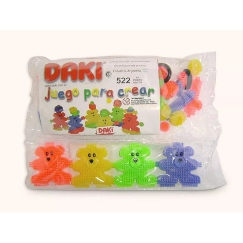 Daki Bolsa 62 Piezas Ositos 