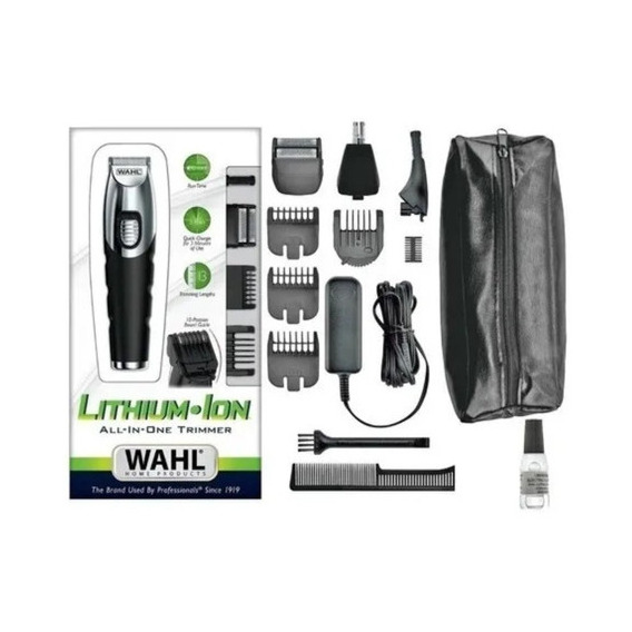 Patillera Wahl Lithium Ion Todo En 1 Color Negro 110V