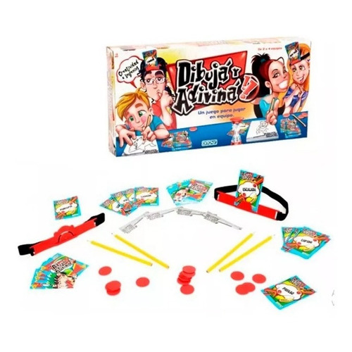 Juego De Mesa Dibuja Y Adivina Juega En Equipo Orig Ditoys 