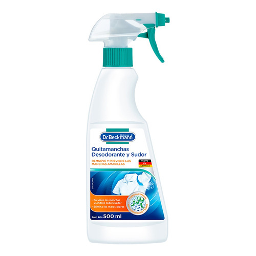 Quitamanchas Desodorante Y Sudor 500ml Dr. Beckmann