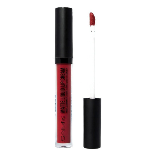 Labial Liquido Mate Samy - g  Color Rojo