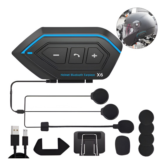 Audífono Deportivo Llamada Bluetooth Casco Resistente/agua