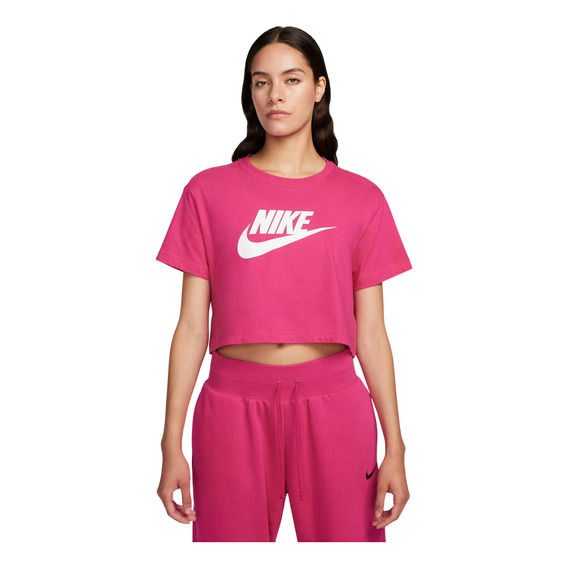 Polera Nike Sportswear Essential Mujer Rosado