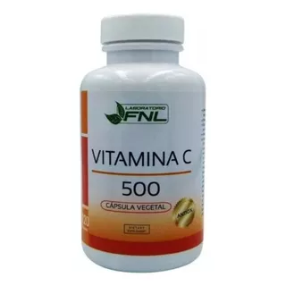 Vitamina C 120 Cápsulas De 500 Mg 1 Acido Ascórbico Antiox 